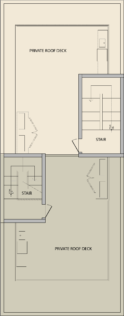Roof deck floor plan