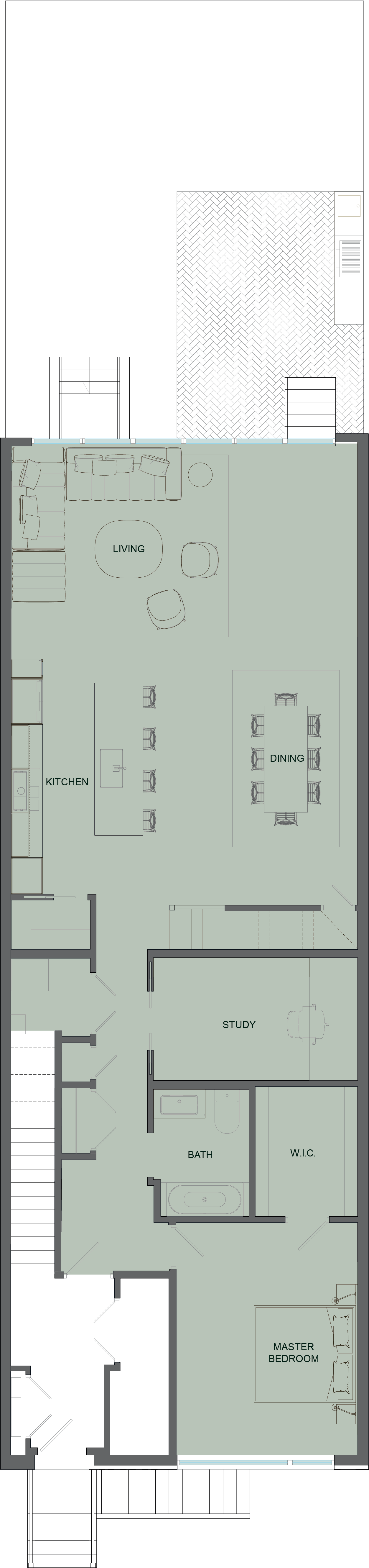 THE LUGANO — Unit 1 — Floor 1