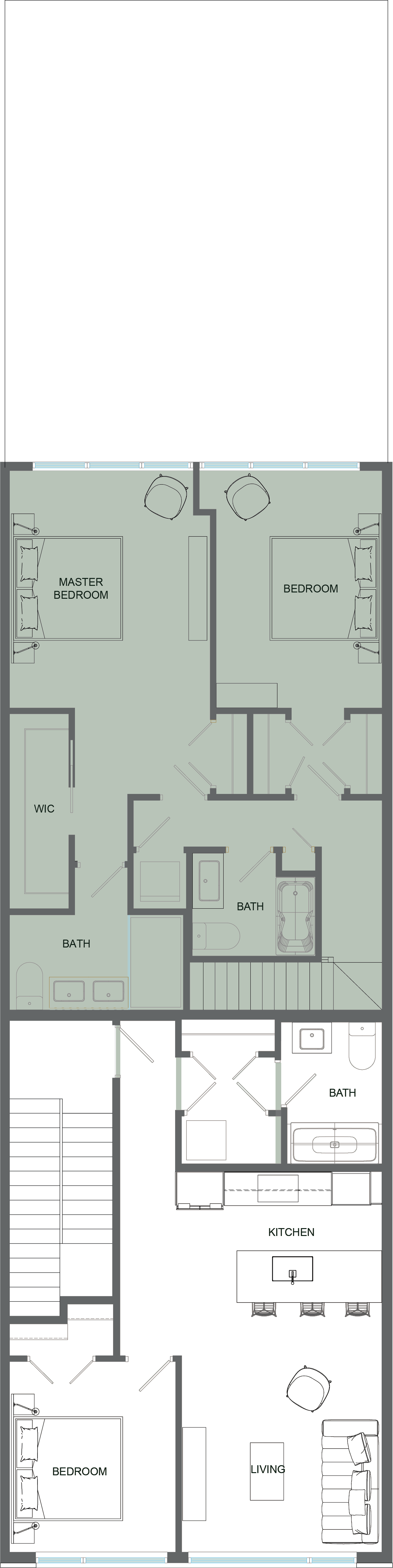 THE LUGANO — Unit 1 — Floor 2